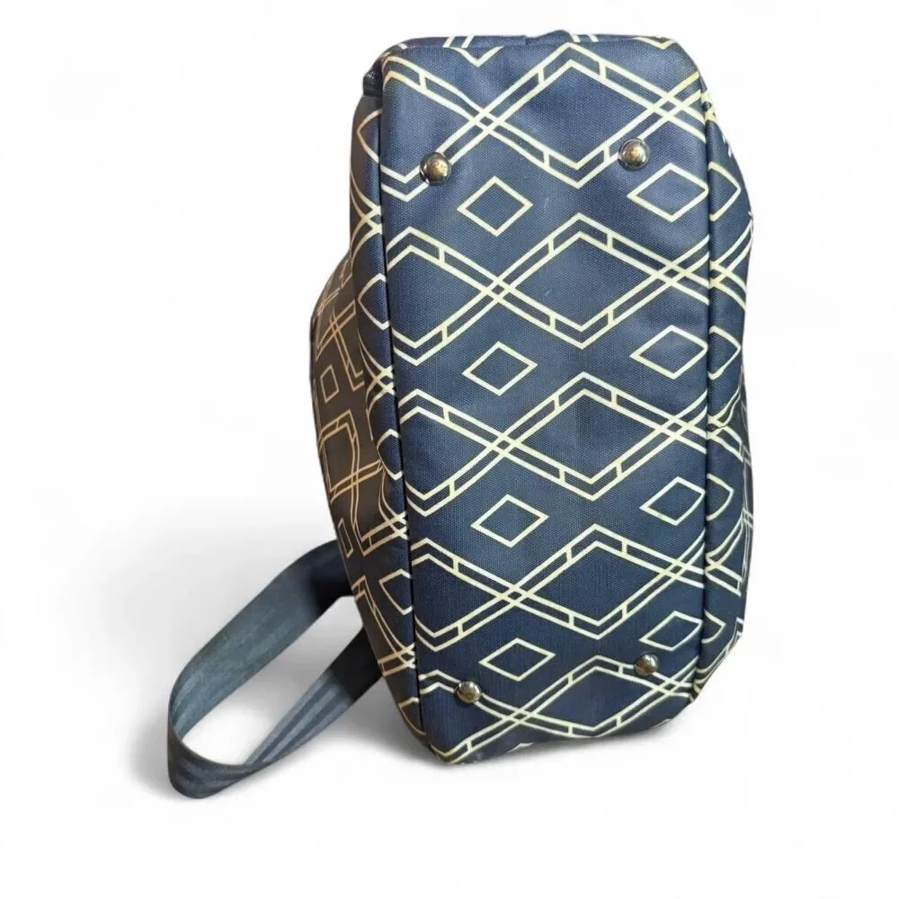 Petunia Pickle Bottom City Carryall Navy & white Diaper Baby Bag